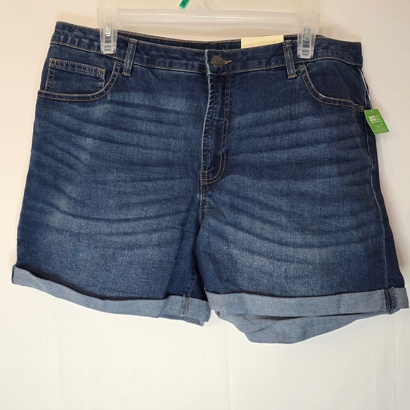 George High Waist Denim Shorts Size 16 - Picture 1 of 8